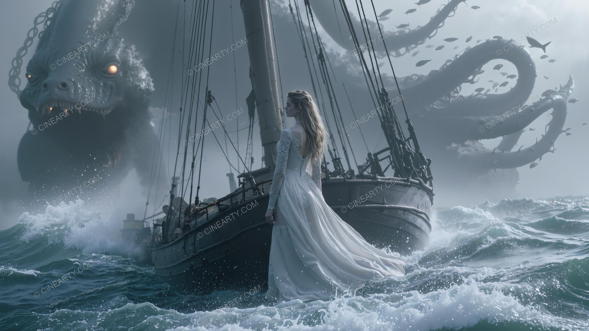 Princess and Deep-Sea Monster 36917