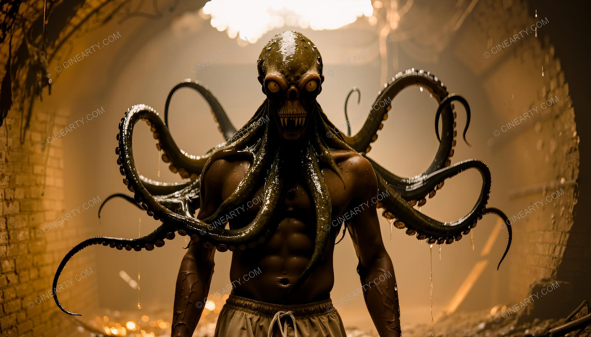 Octopus-Headed Chimera Male 12323