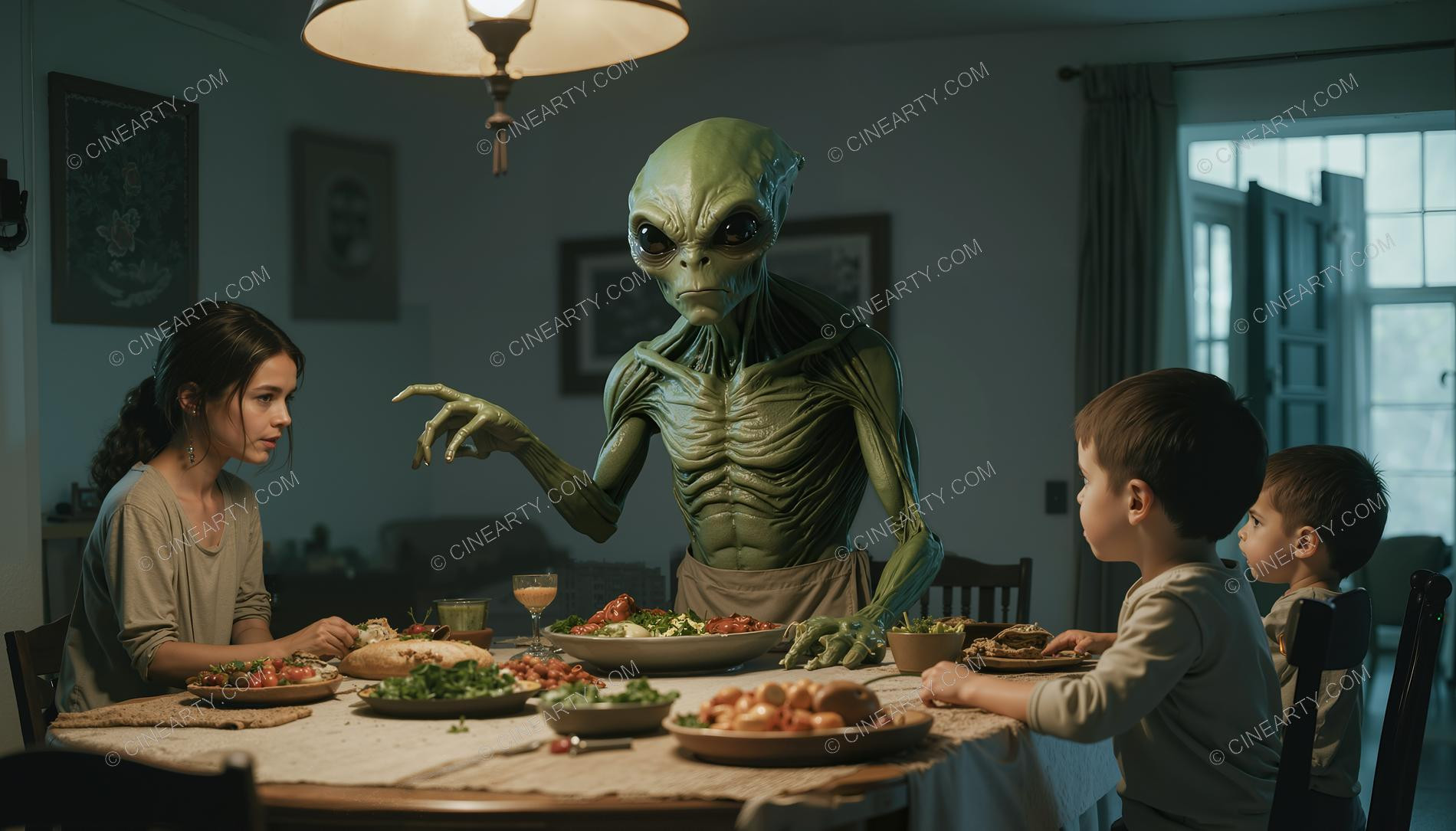 Alien at Family Table 21795