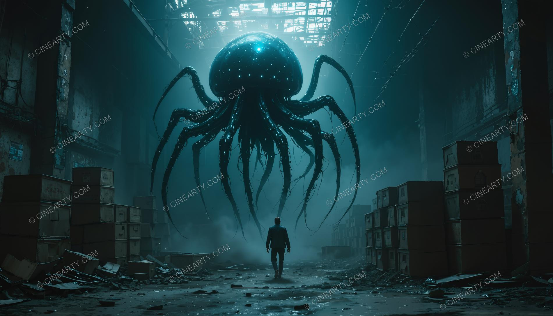 Alien Monster on Abandoned Factory 38182