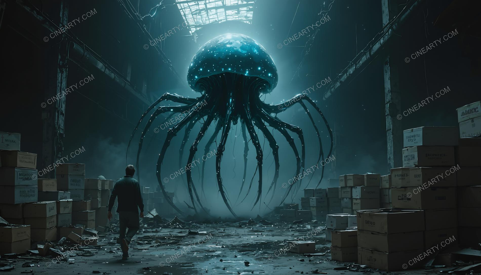 Alien Monster on Abandoned Factory 11477