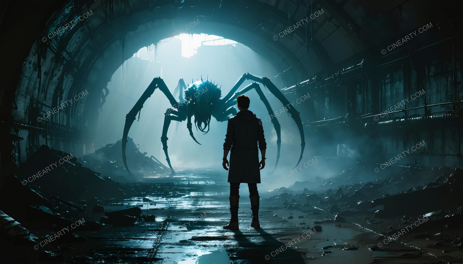 Alien Monster on Abandoned Factory 56501