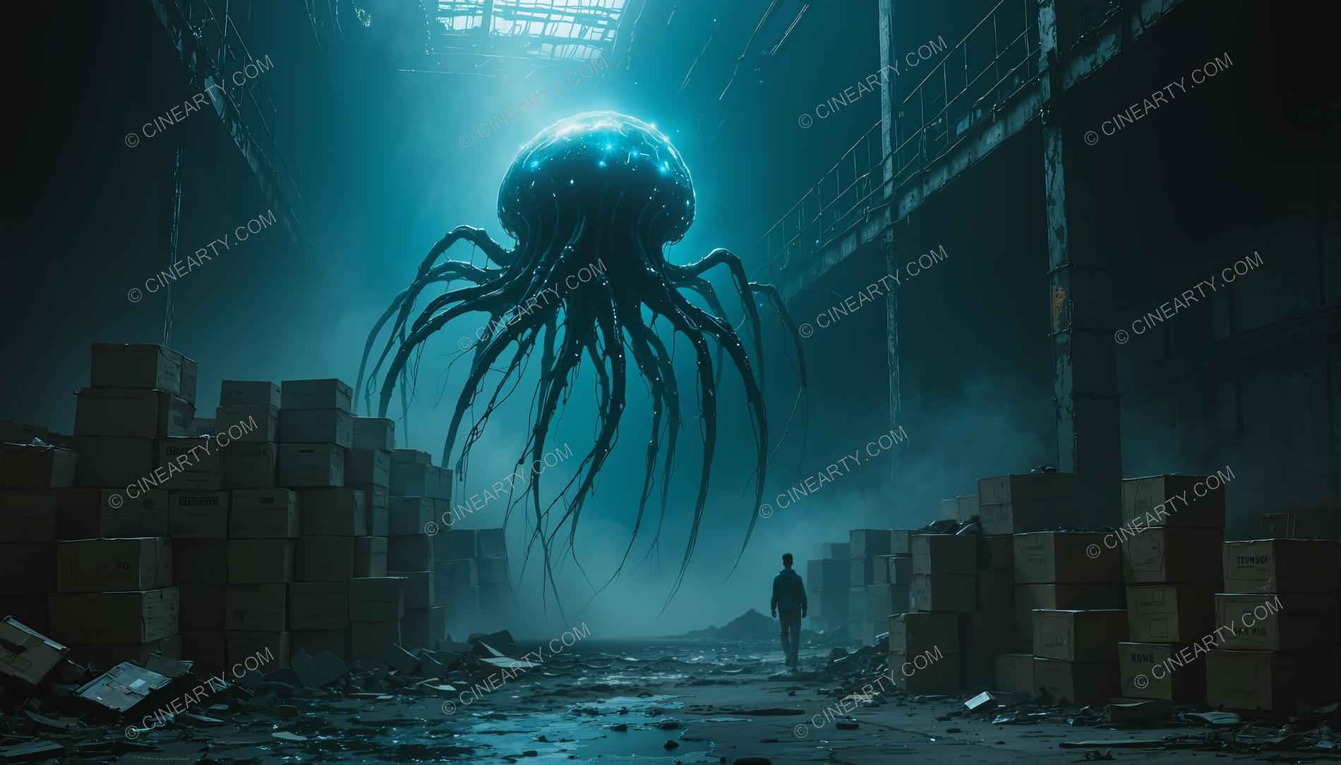 Alien Monster on Abandoned Factory 75473