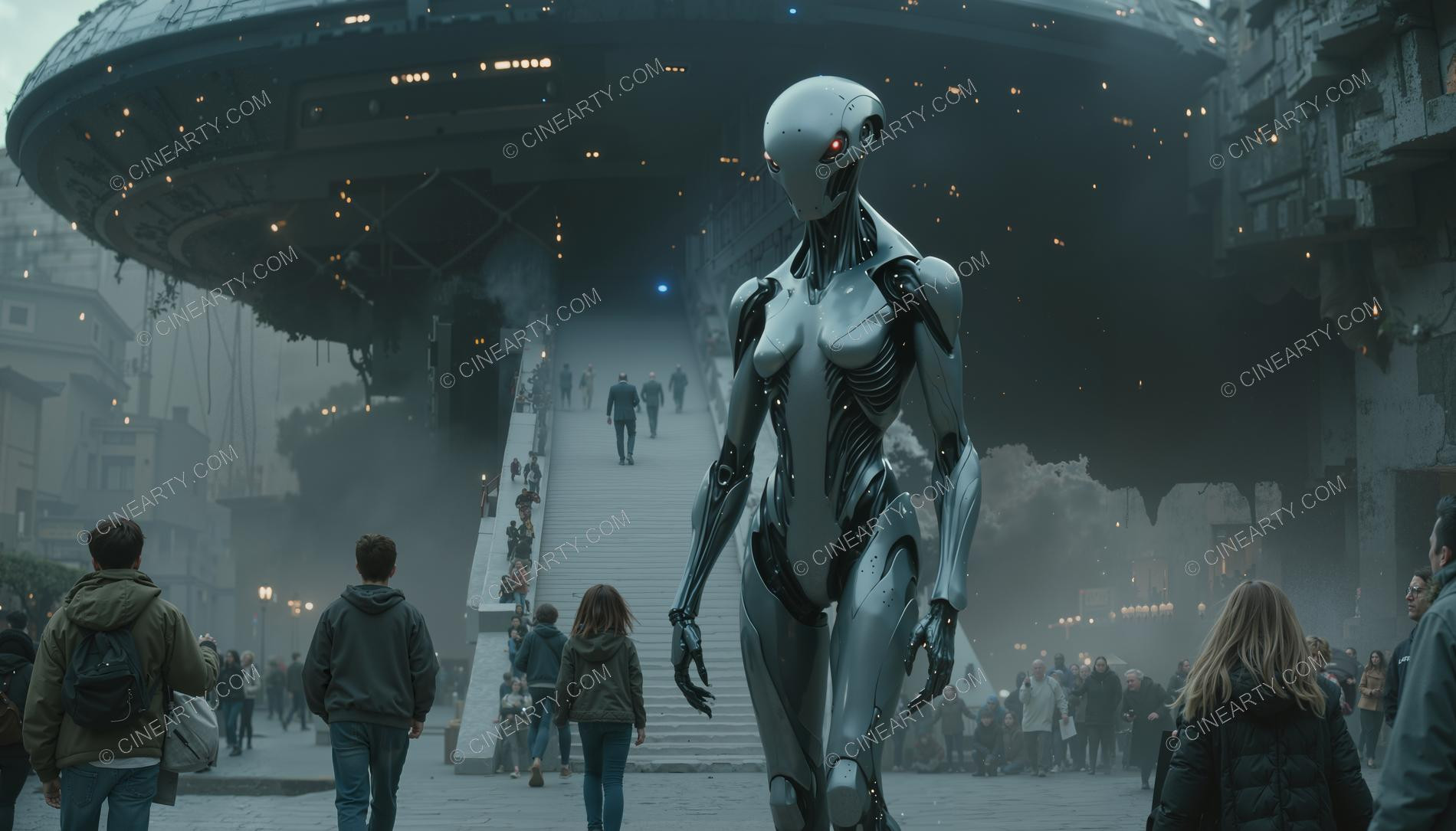 Alien Robots Assimilated into Society 69896