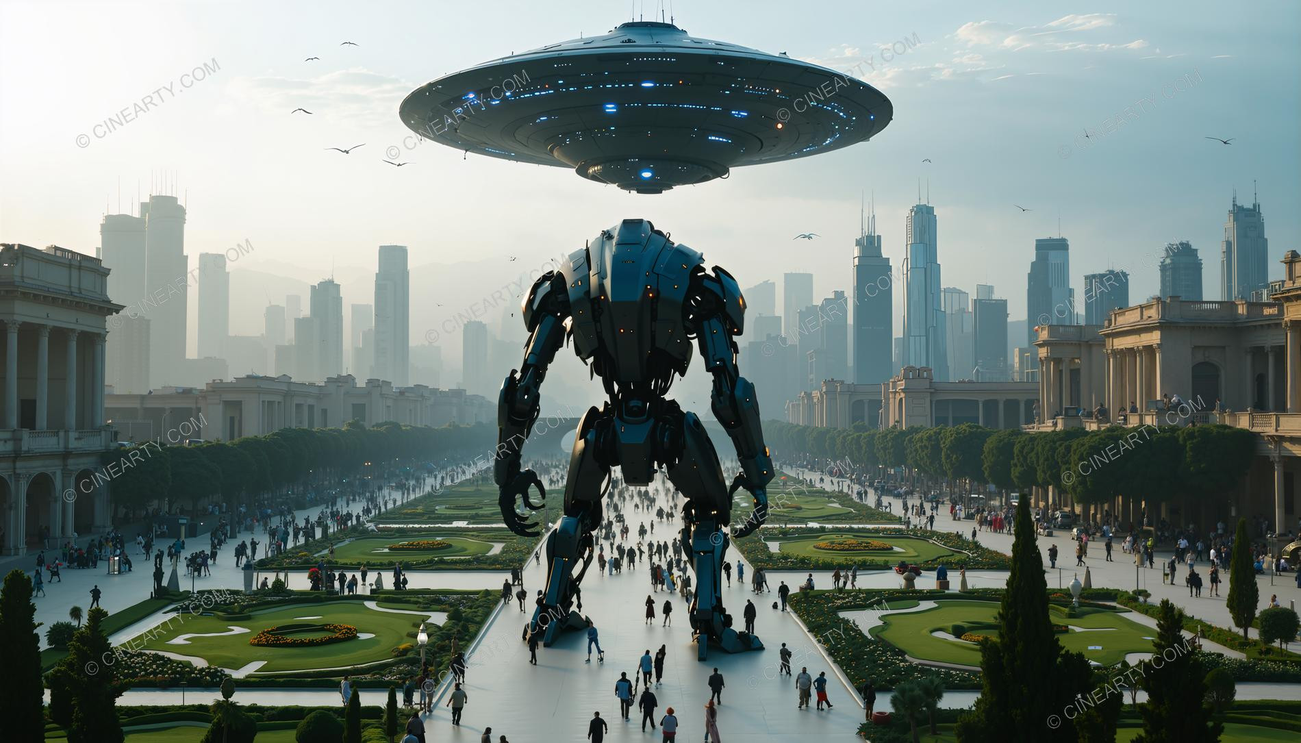 Alien Robots Assimilated into Society 39848