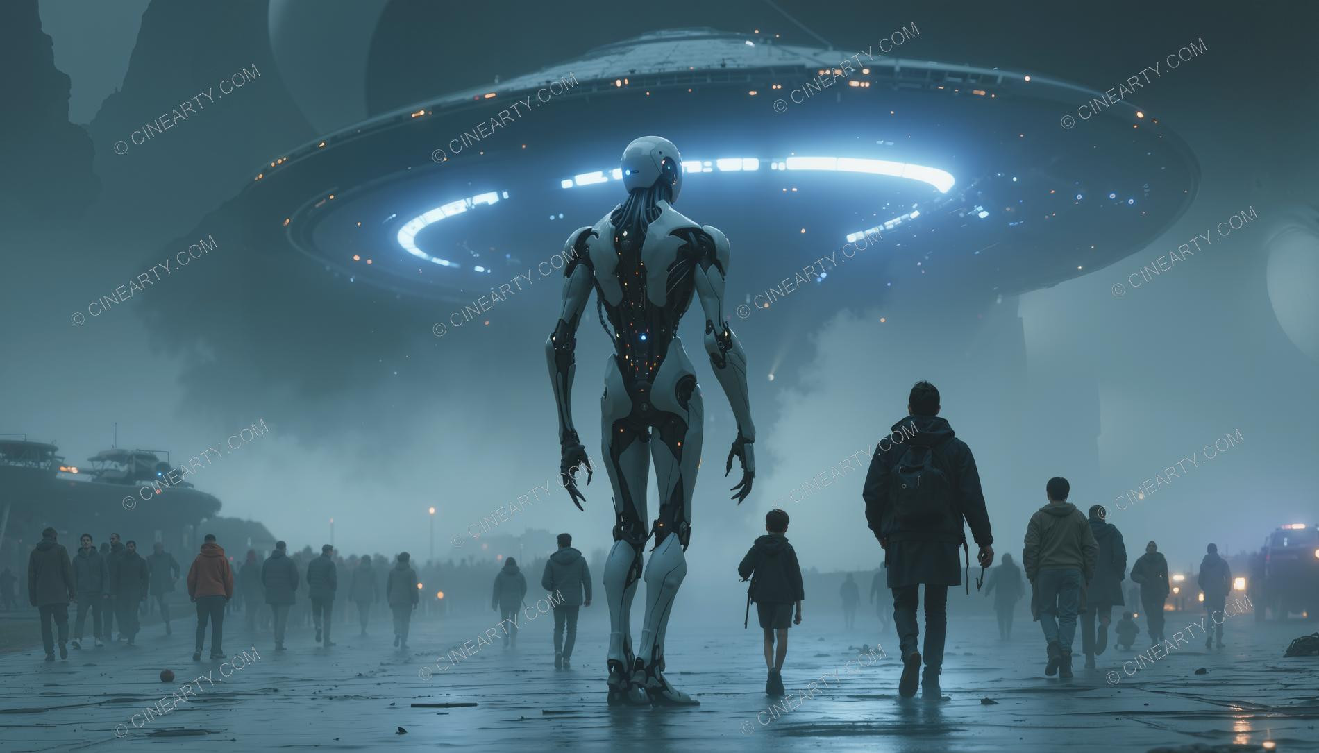 Alien Robots Assimilated into Society 27758