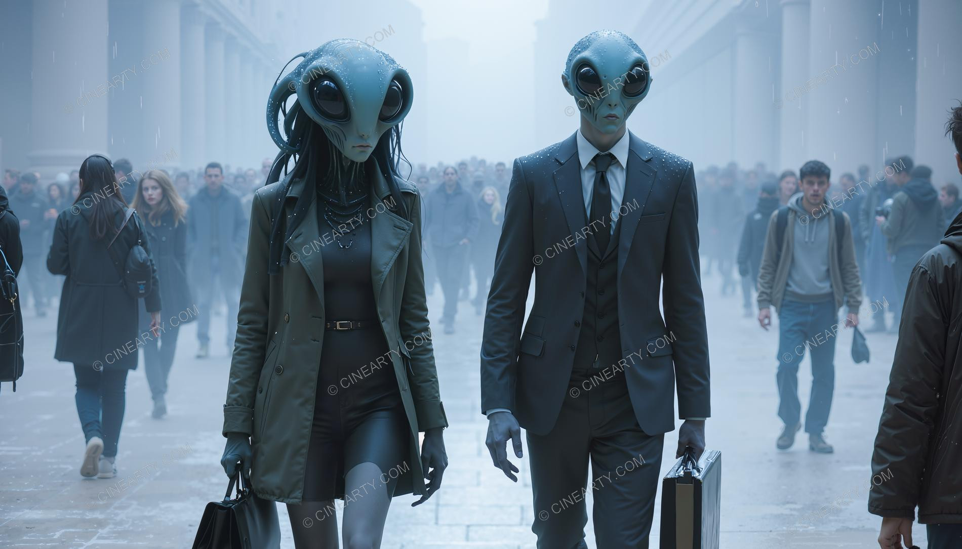 Aliens Assimilated into Society 64506