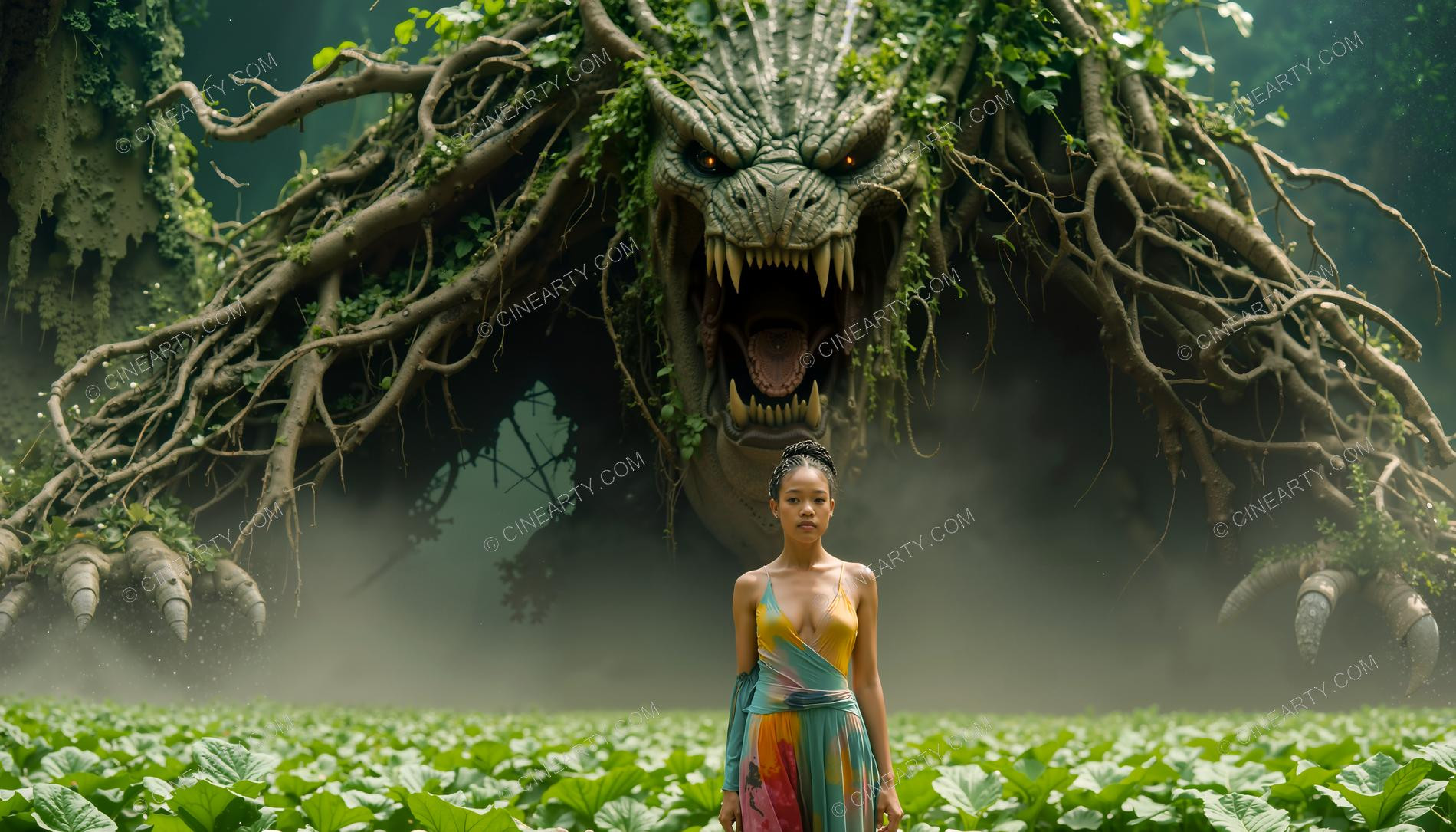 Dendro Dragon and Asian Women 54270