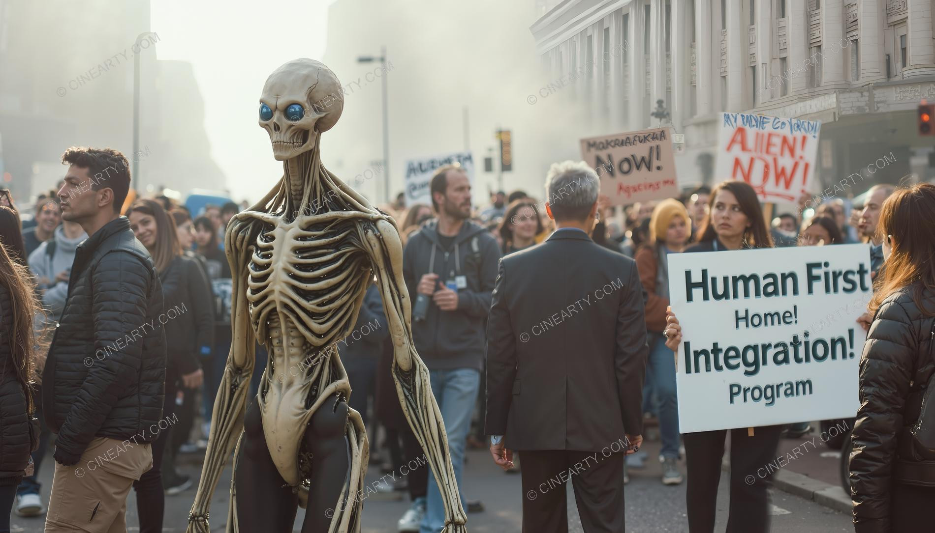 Aliens Assimilated into Society 10010