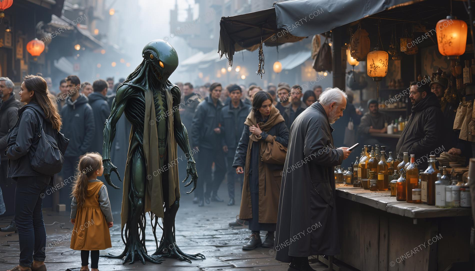 Aliens Assimilated into Society 80663