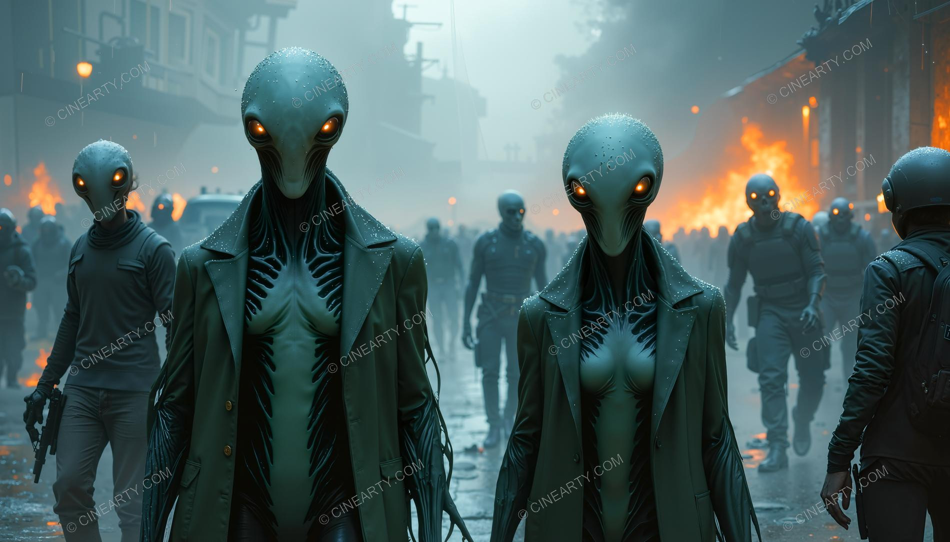 Aliens Assimilated into Society 95648