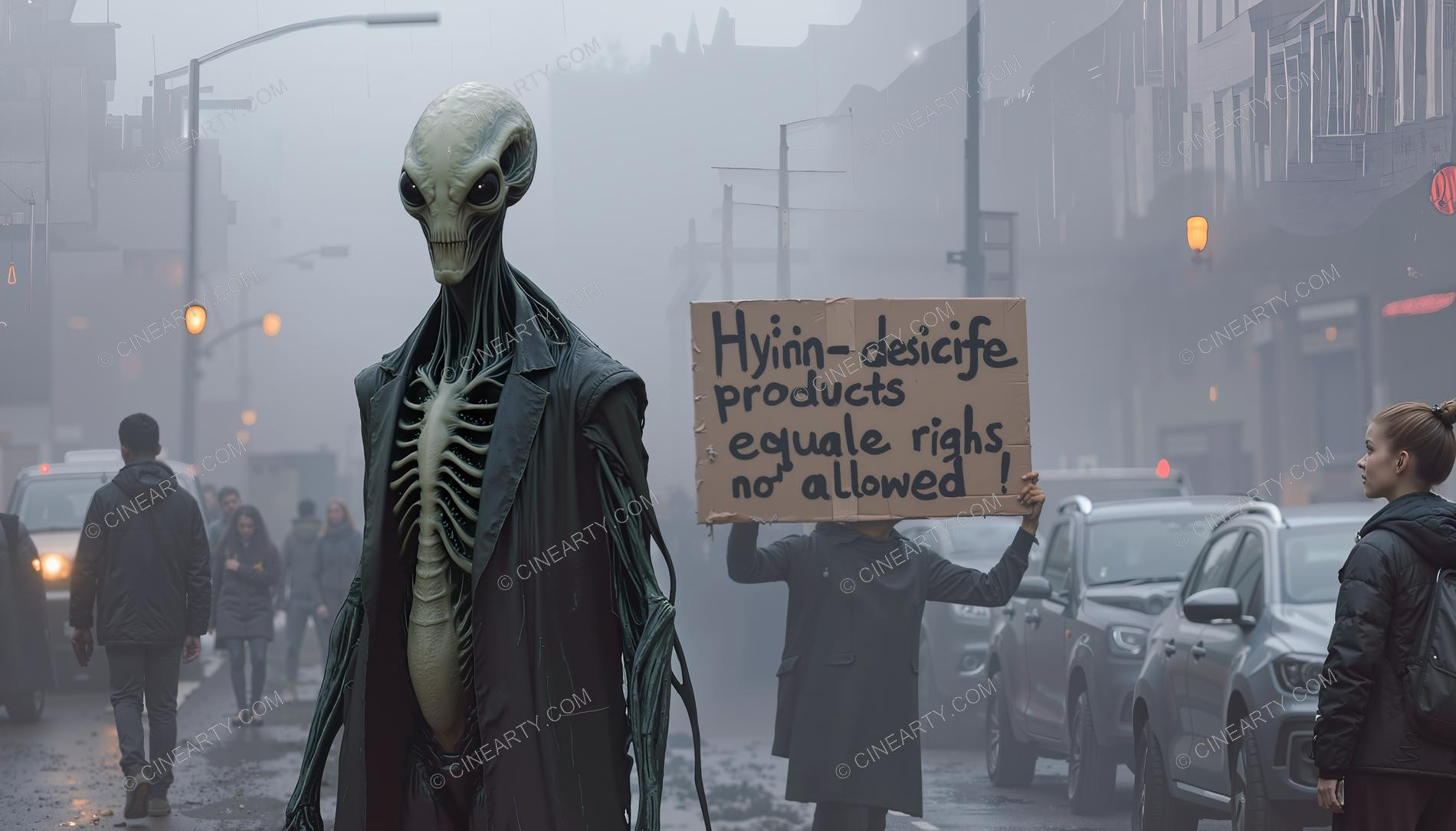 Aliens Assimilated into Society 33573