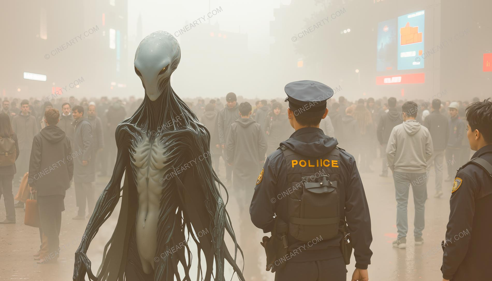 Aliens Assimilated into Society 77801
