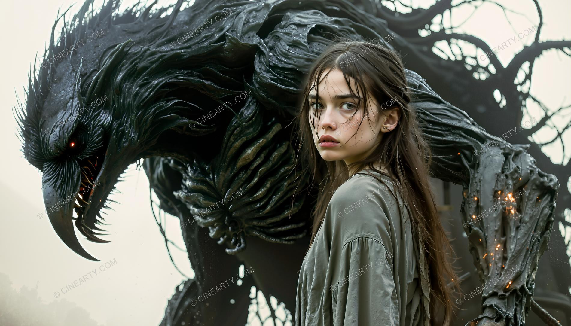 Giant Raven Monster 77902