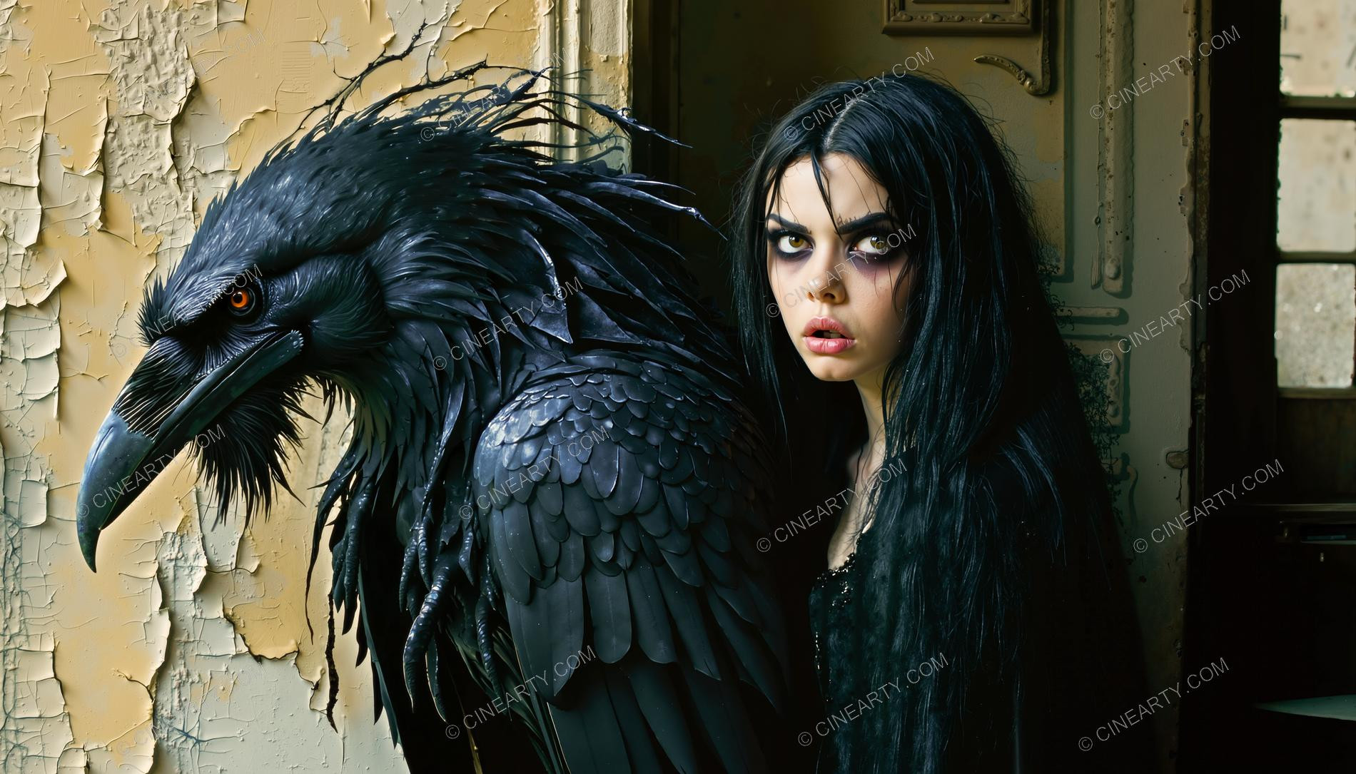 Giant Raven Monster 45689