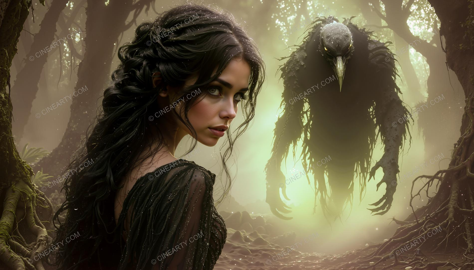 Giant Raven Monster 88457