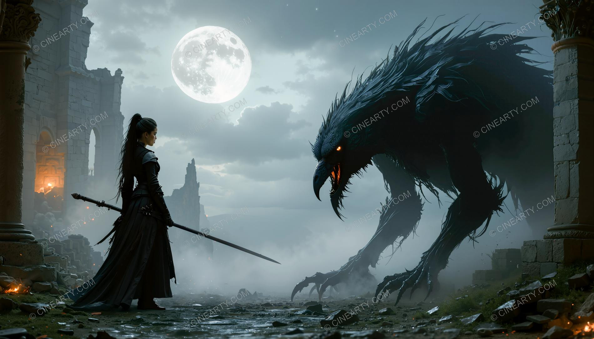 Giant Raven Monster 49148