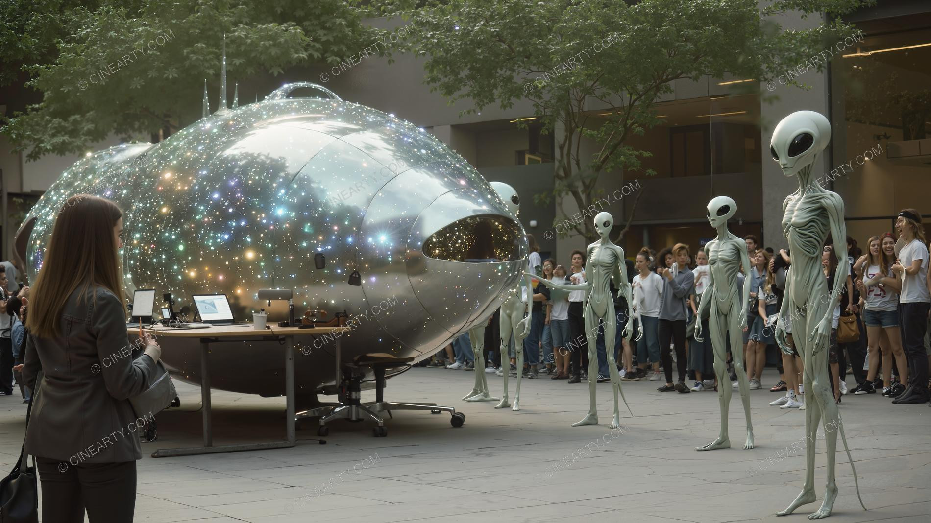 Classic Aliens Assimilated into Society 68683