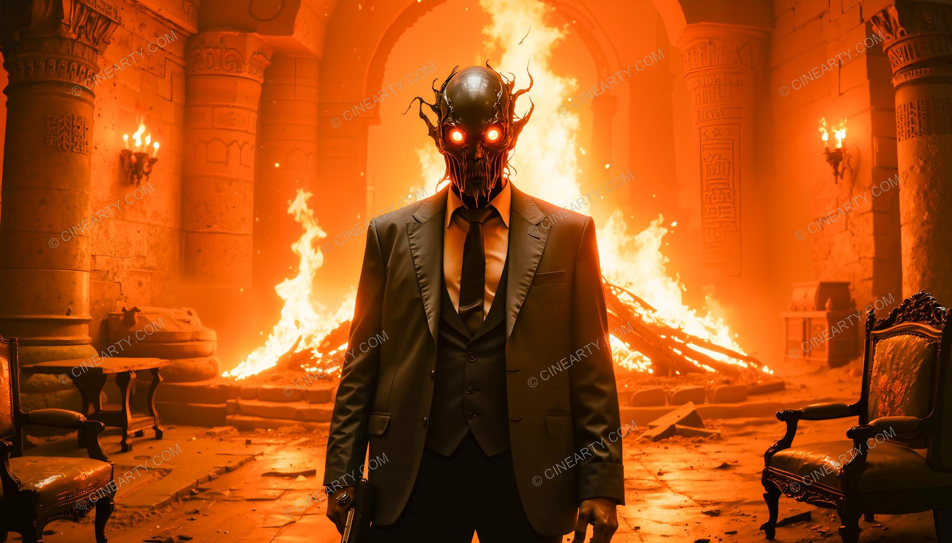 Egg-Headed Aliens on Earth Across the Ages 17748