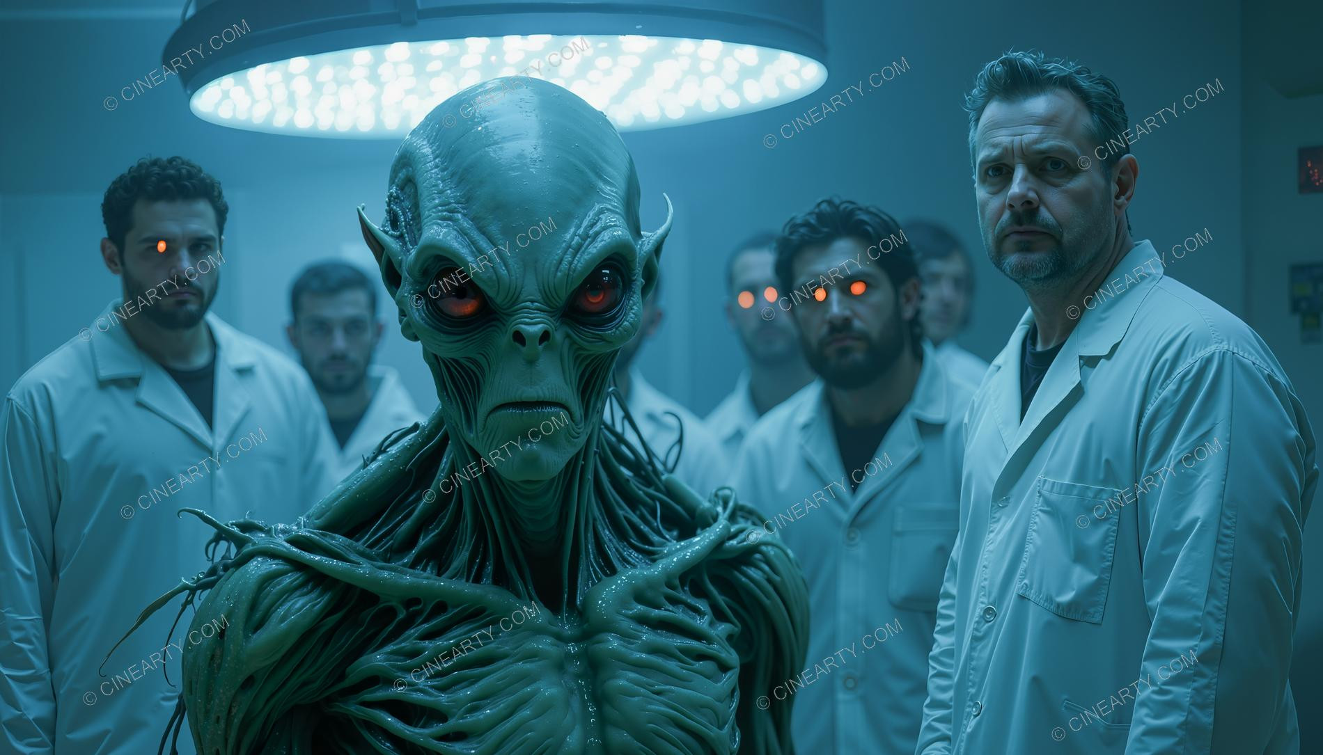 Humans and Aliens Cooperate in a Laboratory 58246