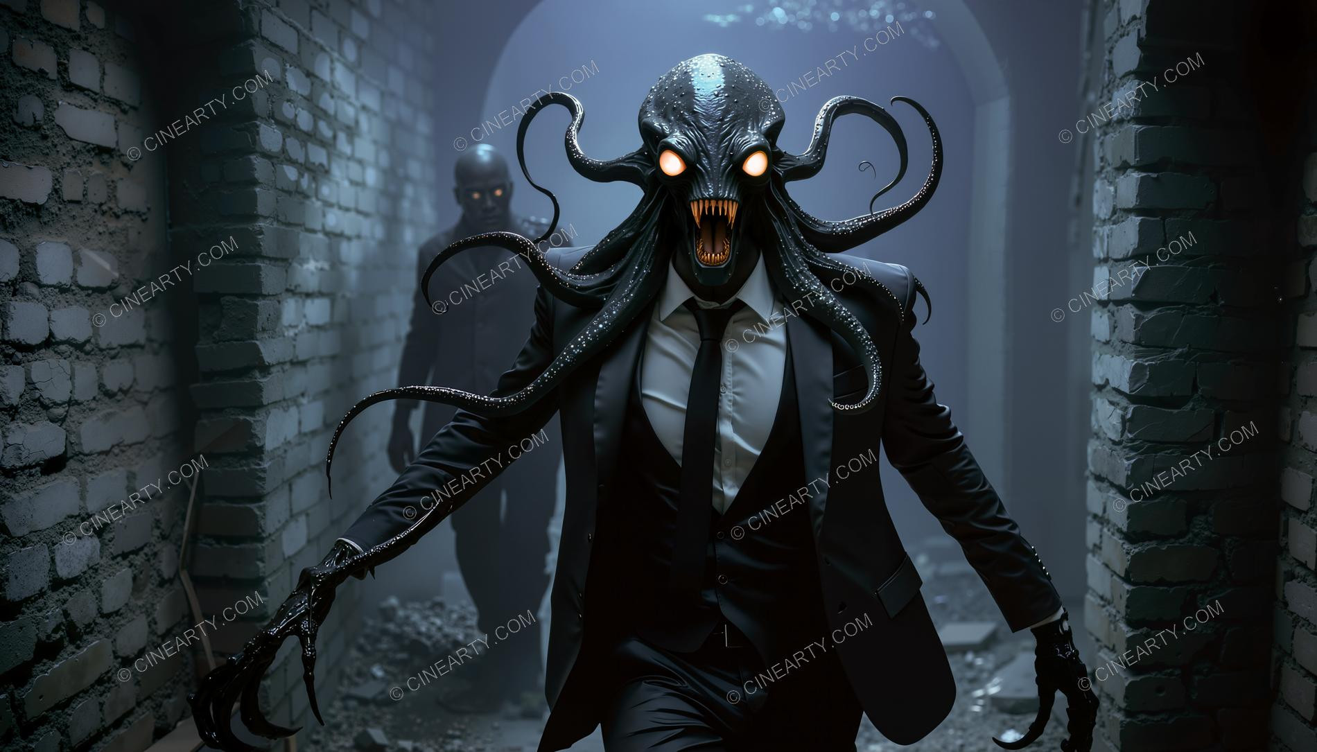 Octopus-like Alien Humanoids 39797