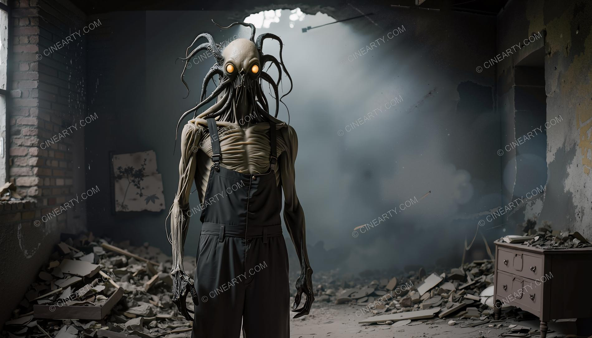 Octopus-like Alien Humanoids 86015