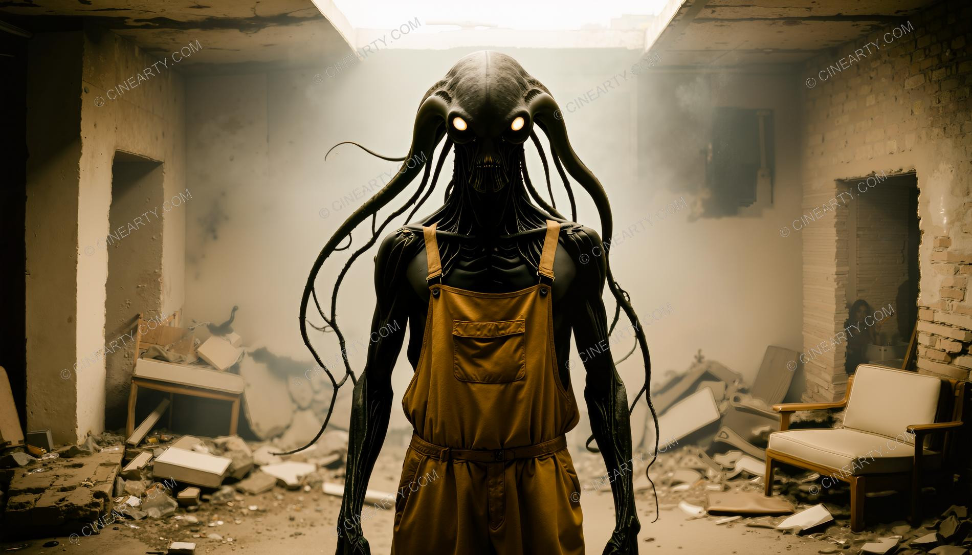 Octopus-like Alien Humanoids 48618