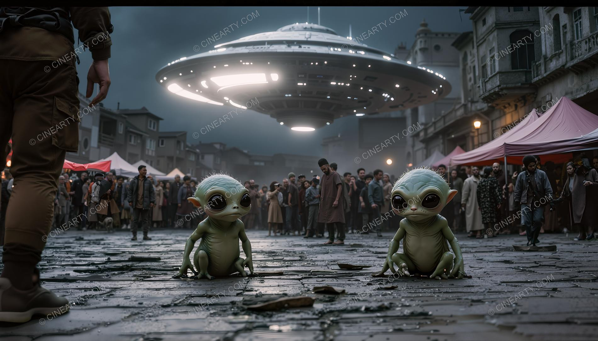 Small Green Aliens 37494