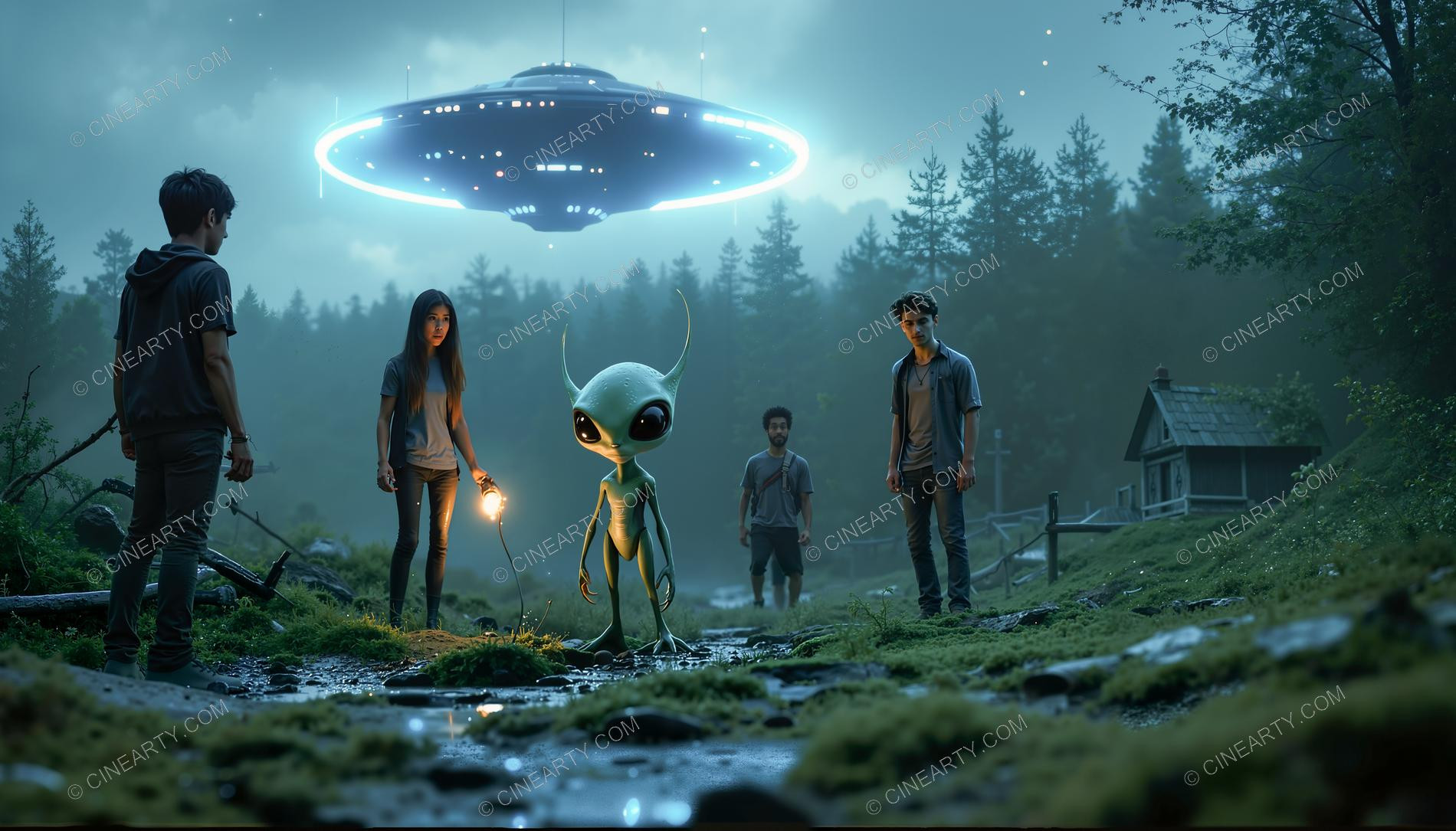 Small Green Aliens 39069