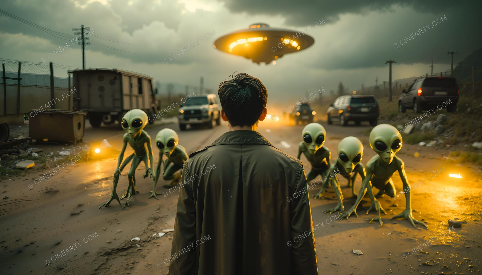 Small Green Aliens 54270