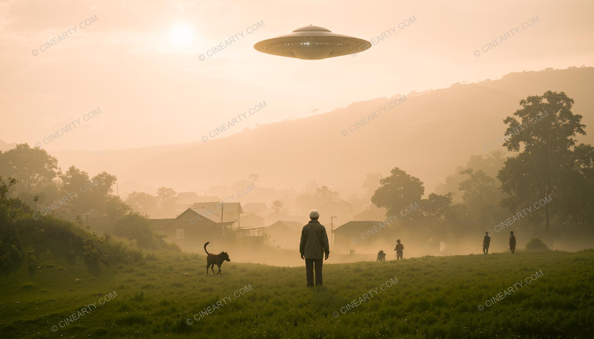 Flying Saucer and a Grandparents 87209