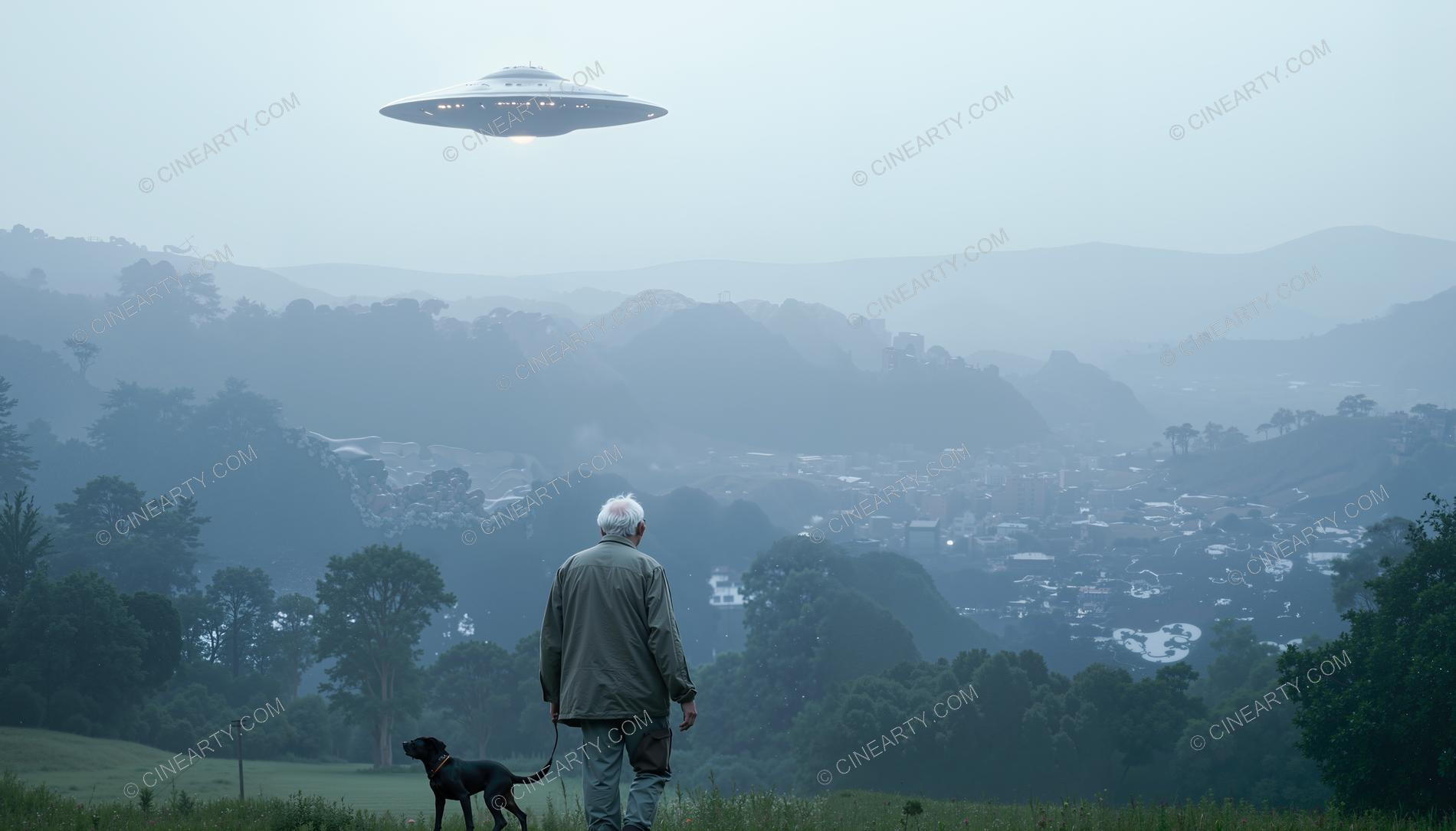 Flying Saucer and a Grandparents 65617