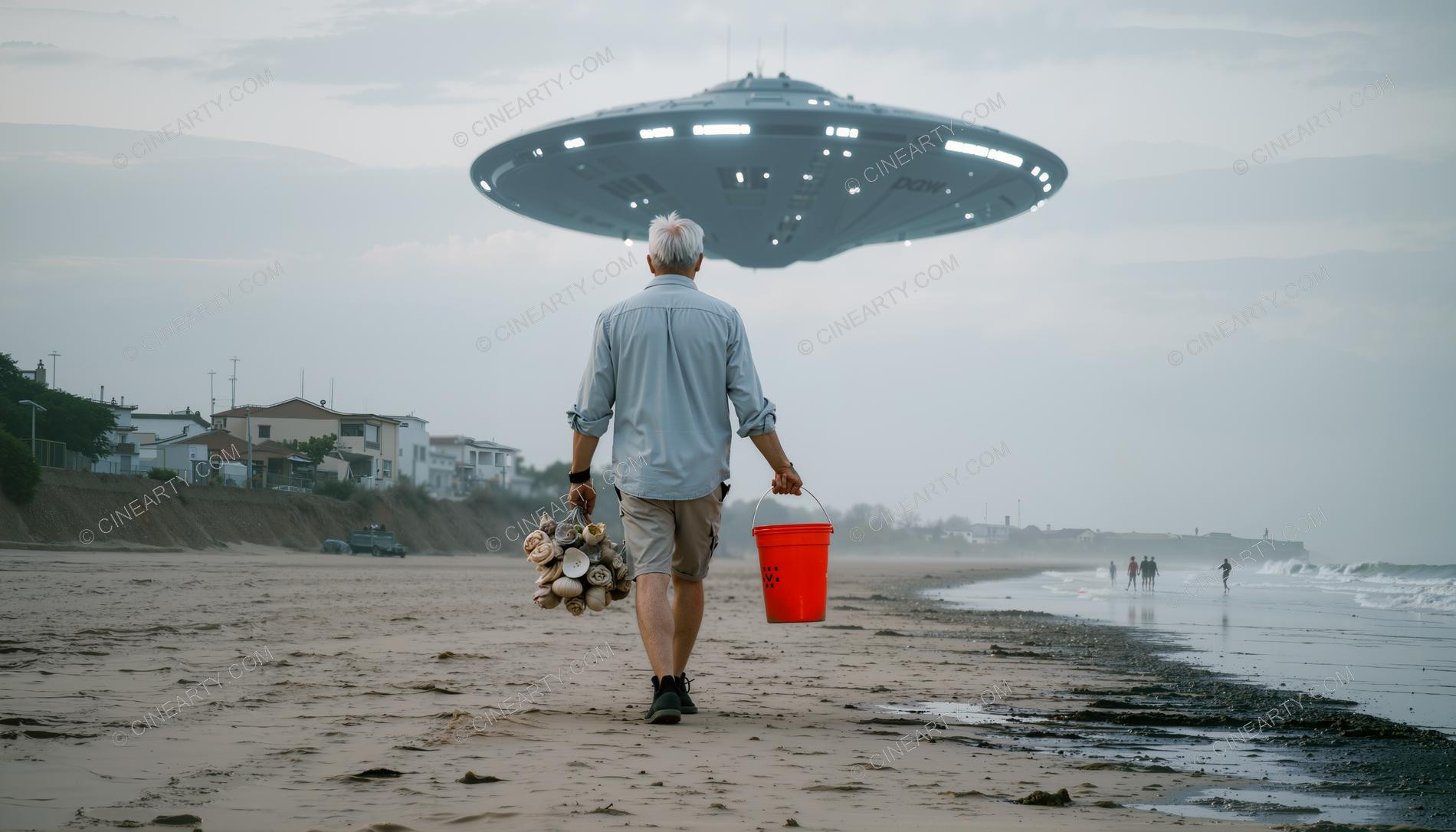 Flying Saucer and a Grandparents 55617