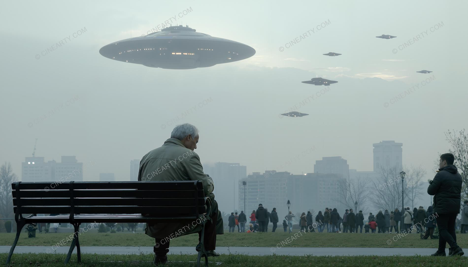 Flying Saucer and a Grandparents 46022