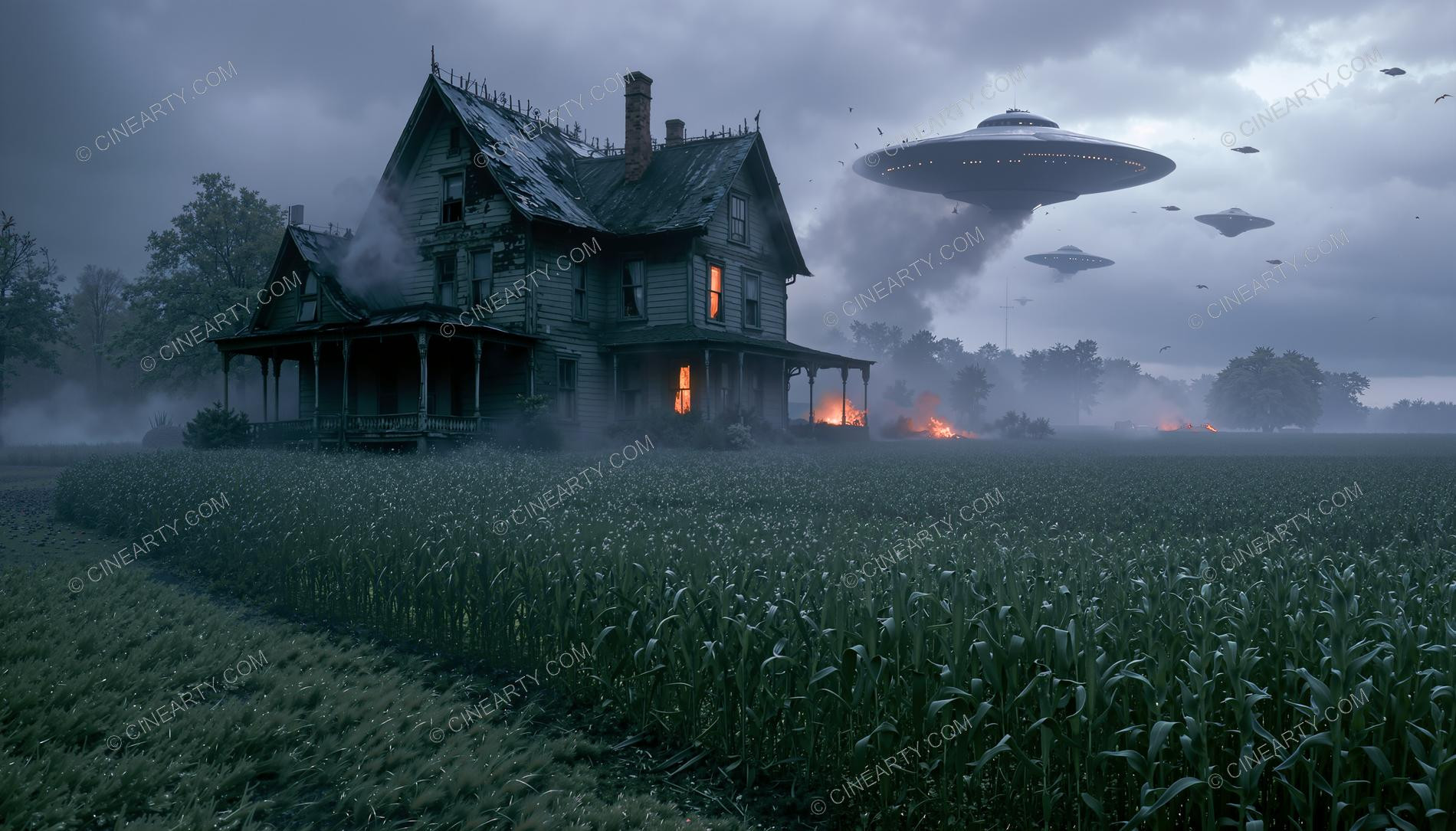 Flying Saucer Crash 86329