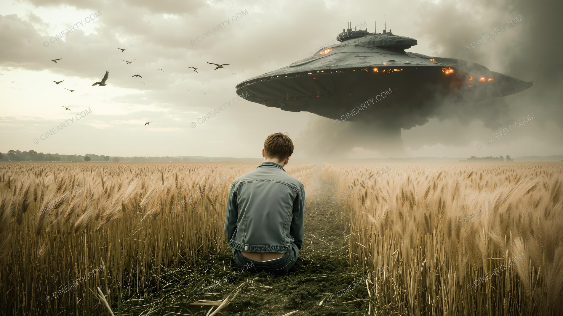 Flying Saucer Crash 99150