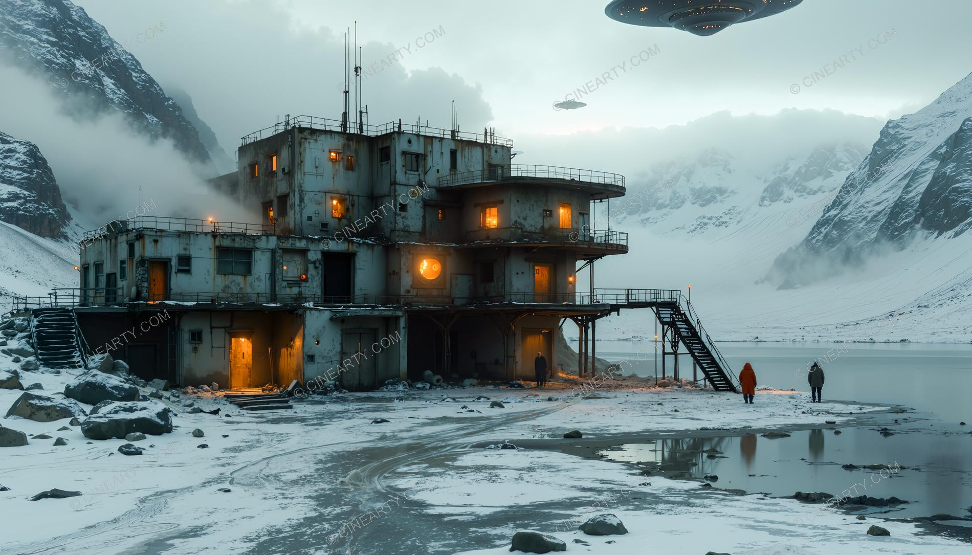 Flying Saucer in Out-of-the-way Place 40209