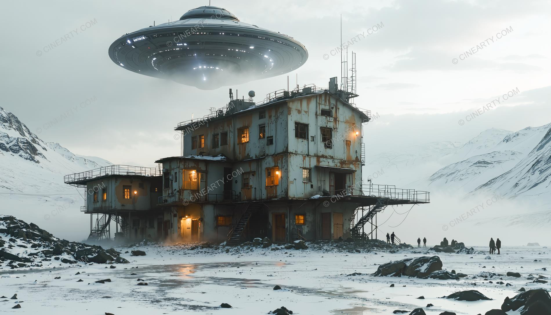 Flying Saucer in Out-of-the-way Place 48314