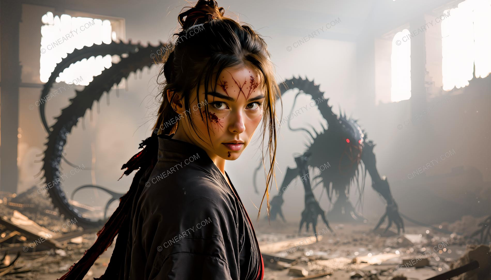 Beauty and Magical Beings on the Background 73405