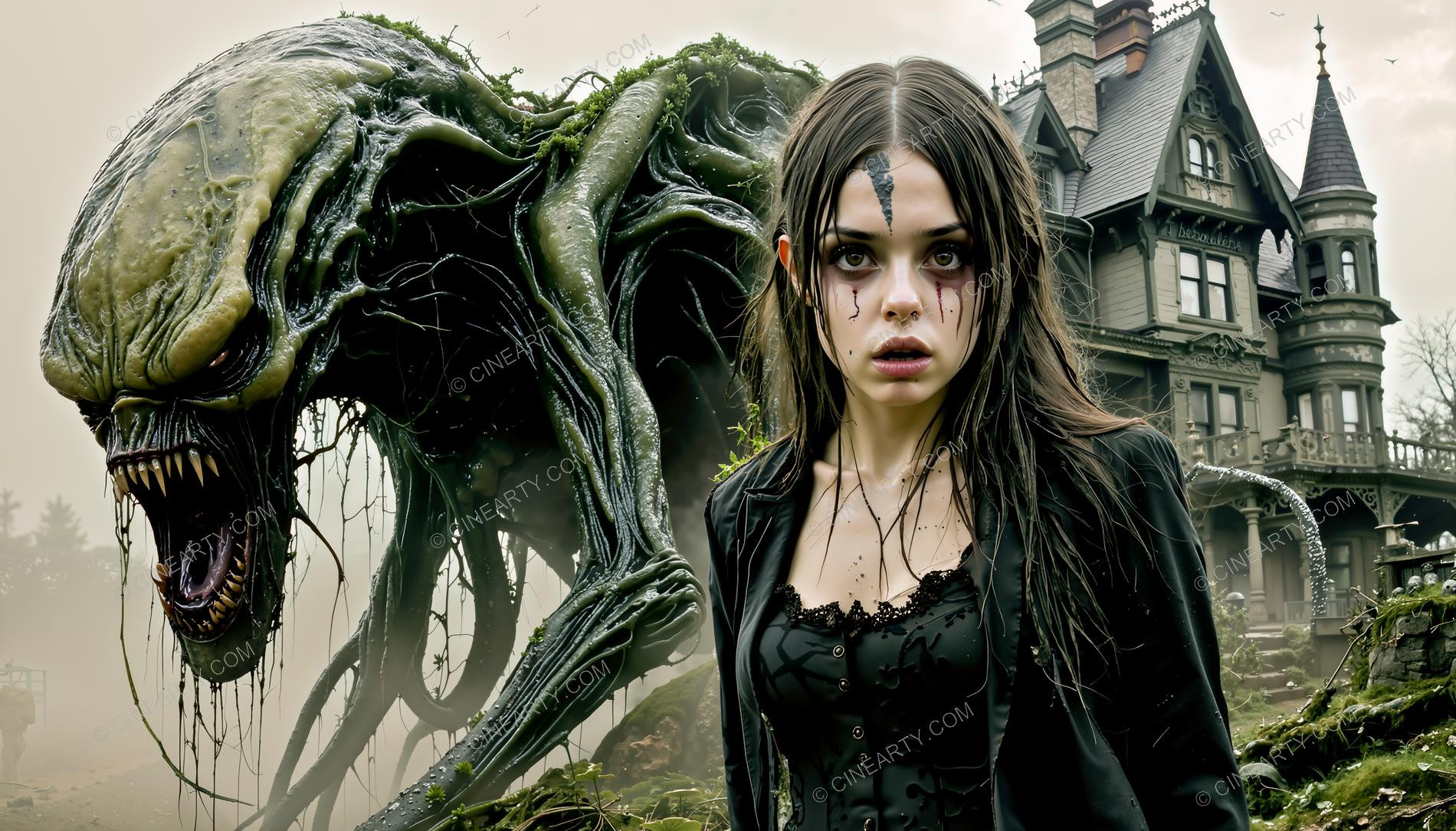 Beauty and Magical Beings on the Background 56255