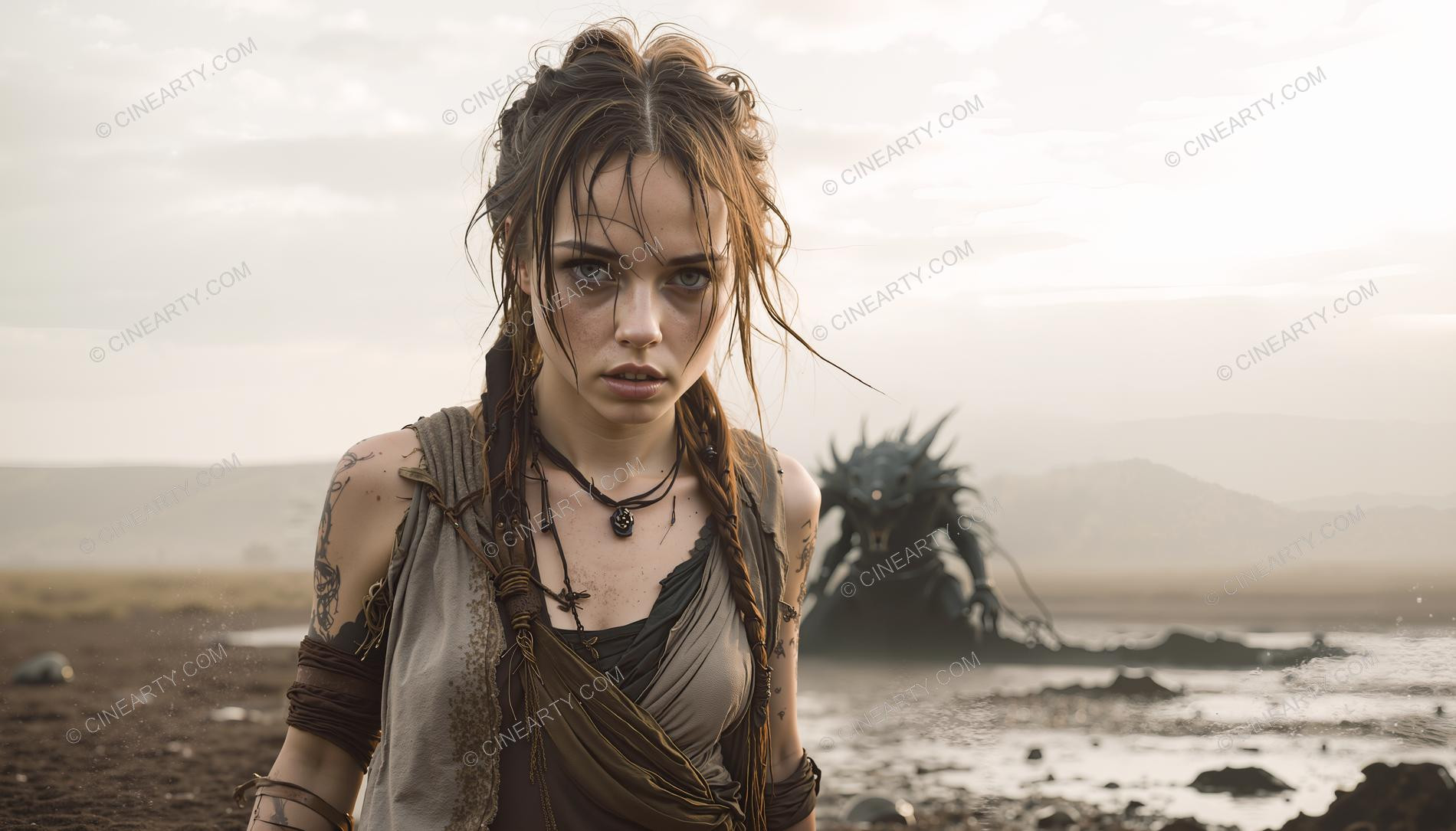 Beauty and Magical Beings on the Background 27589