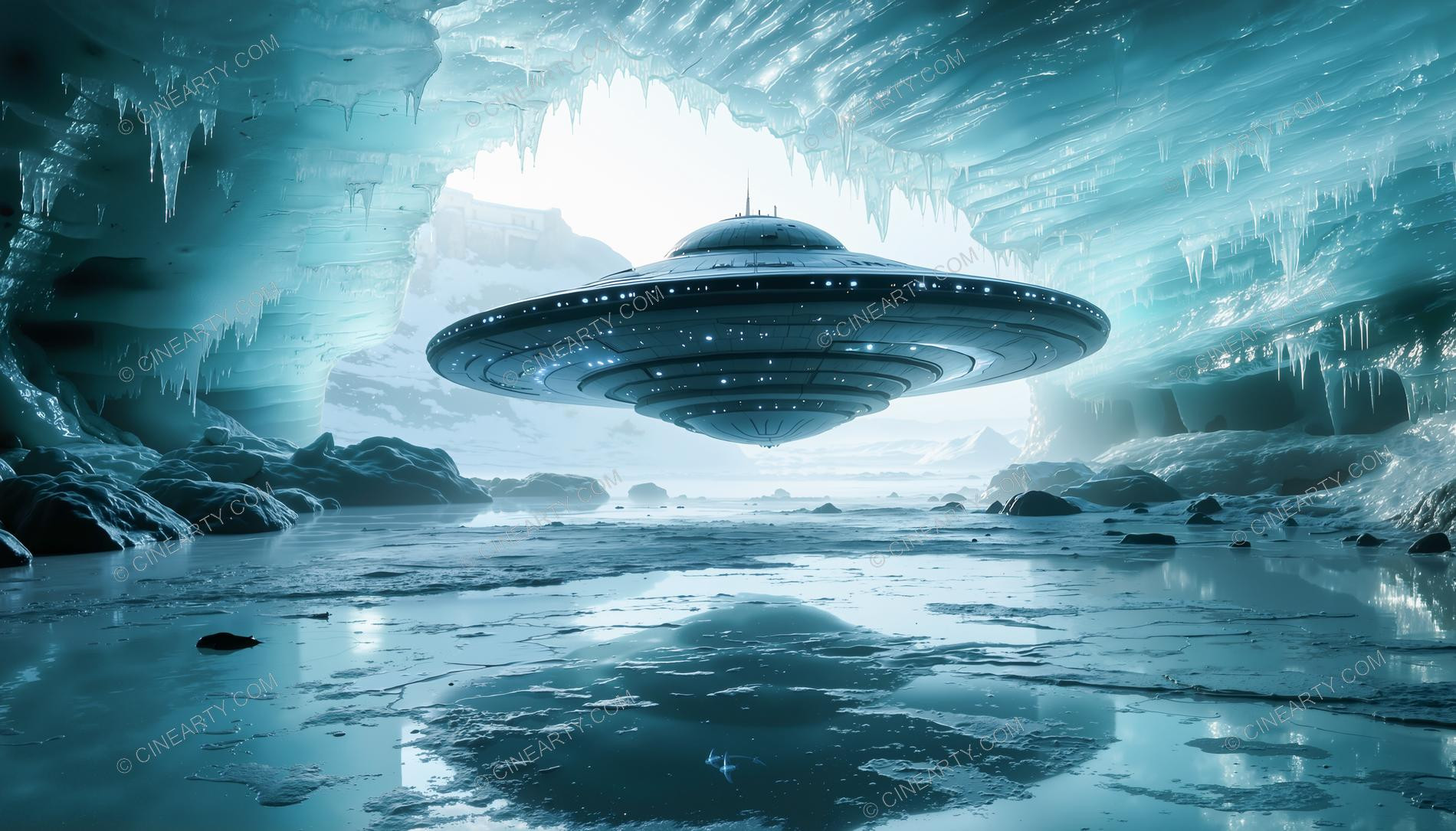 Flying Saucers in an Ice 60878