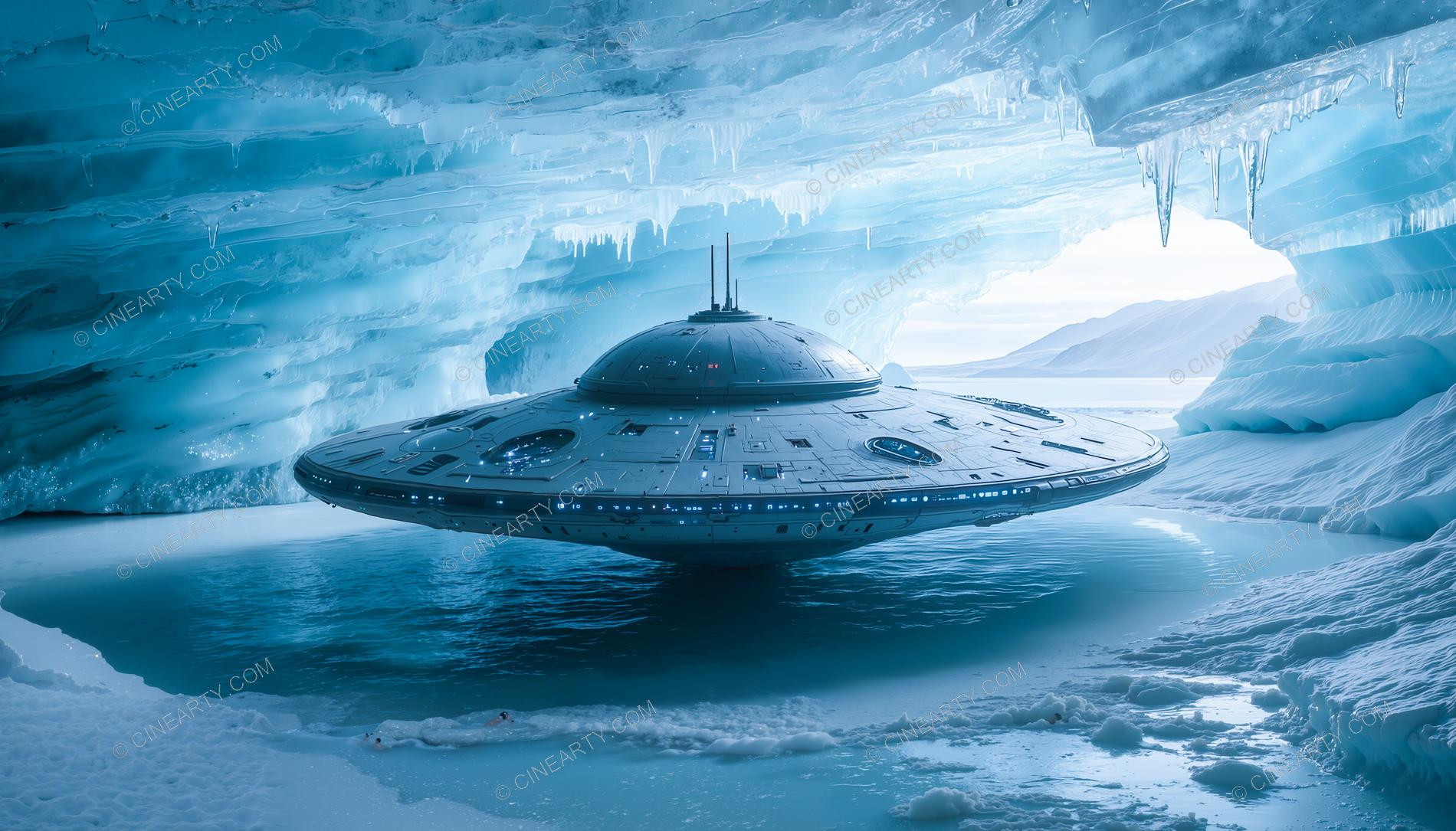 Flying Saucers in an Ice 87288