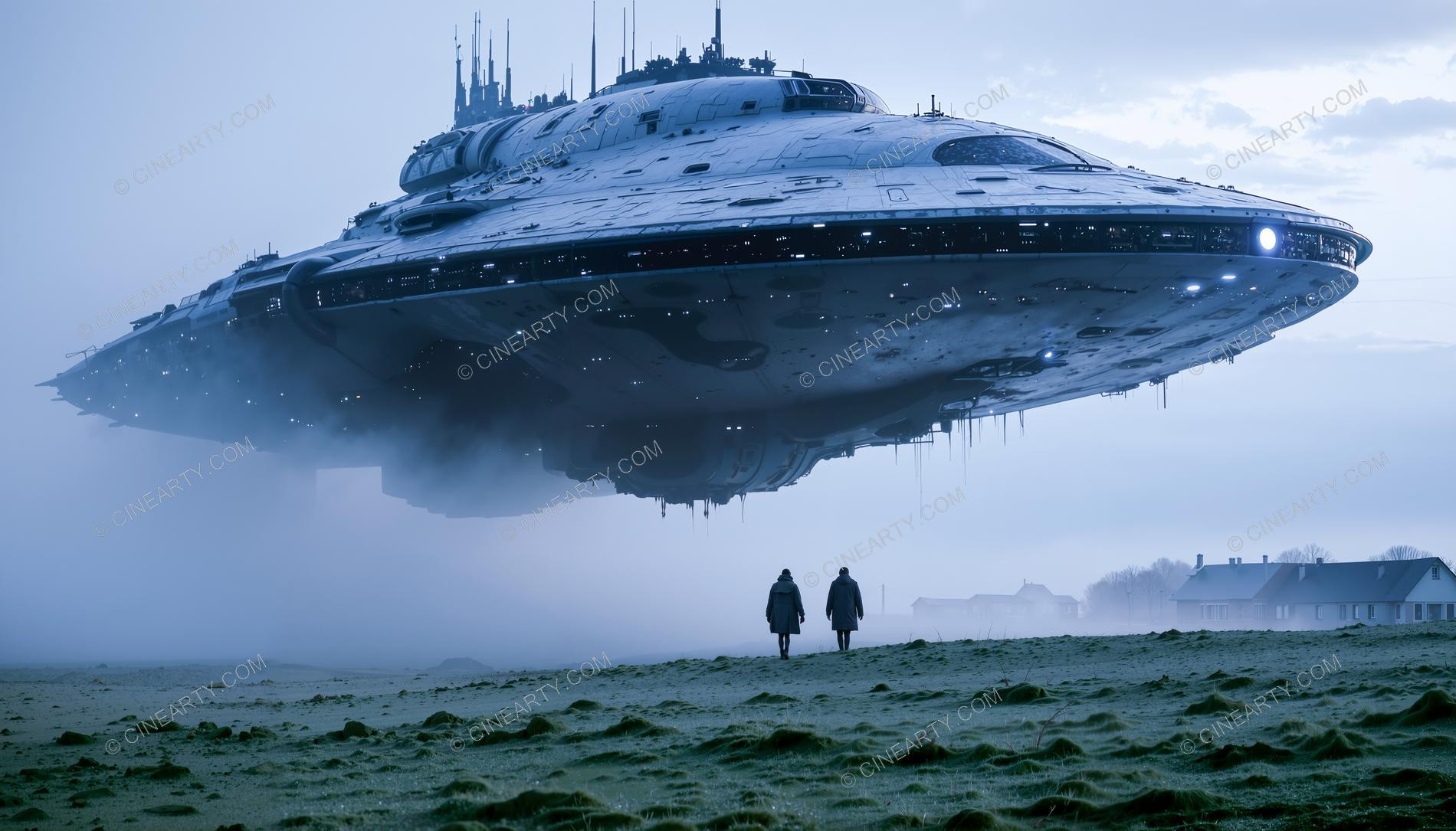 Spaceship Arrived on the Earth 33340