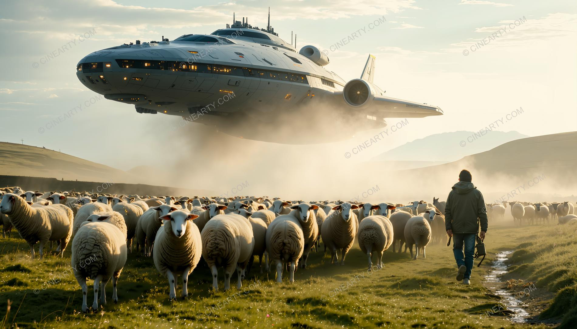 Spaceship Arrived on the Earth 26072