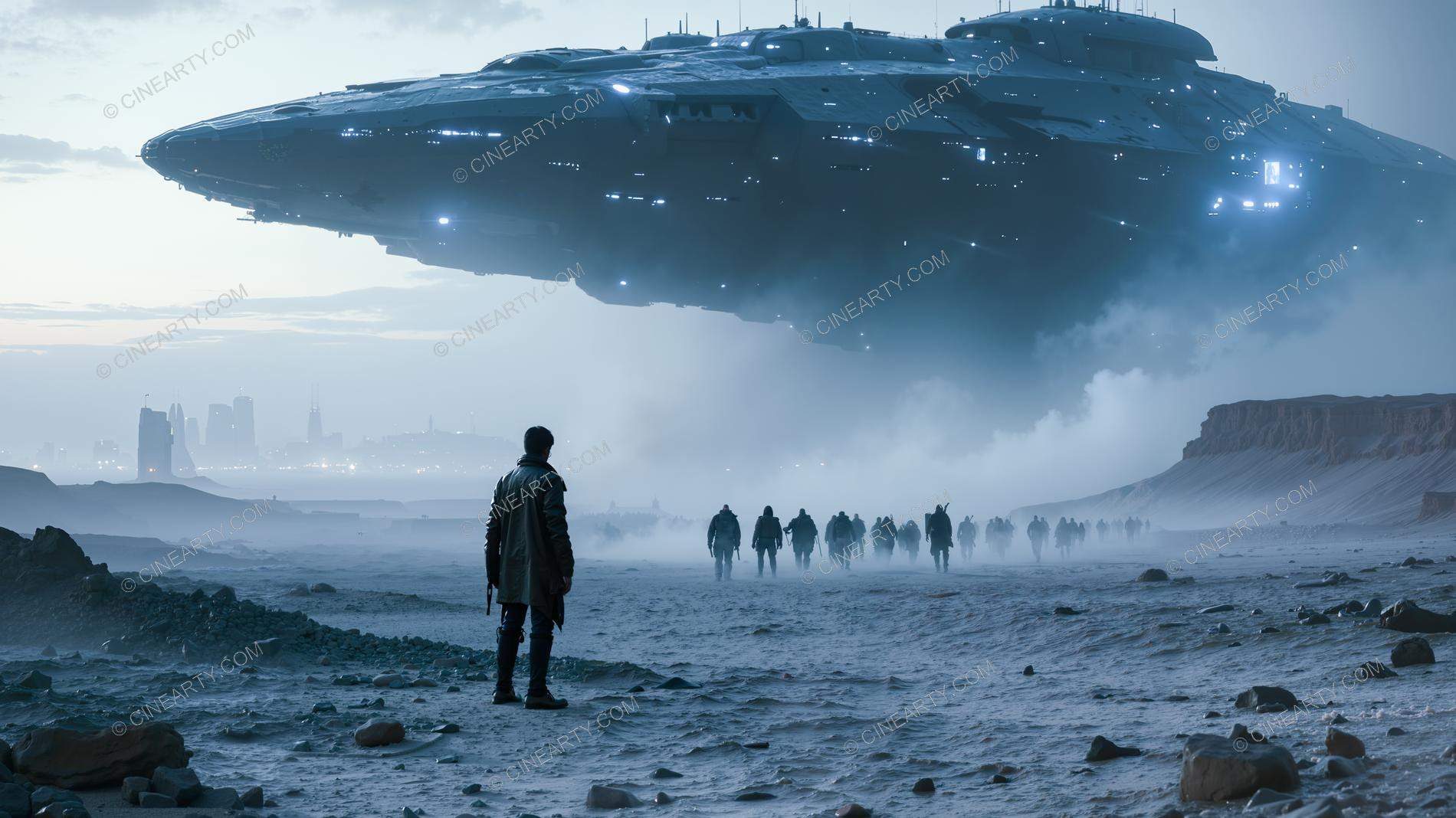 Spaceship Arrived on the Earth 47852