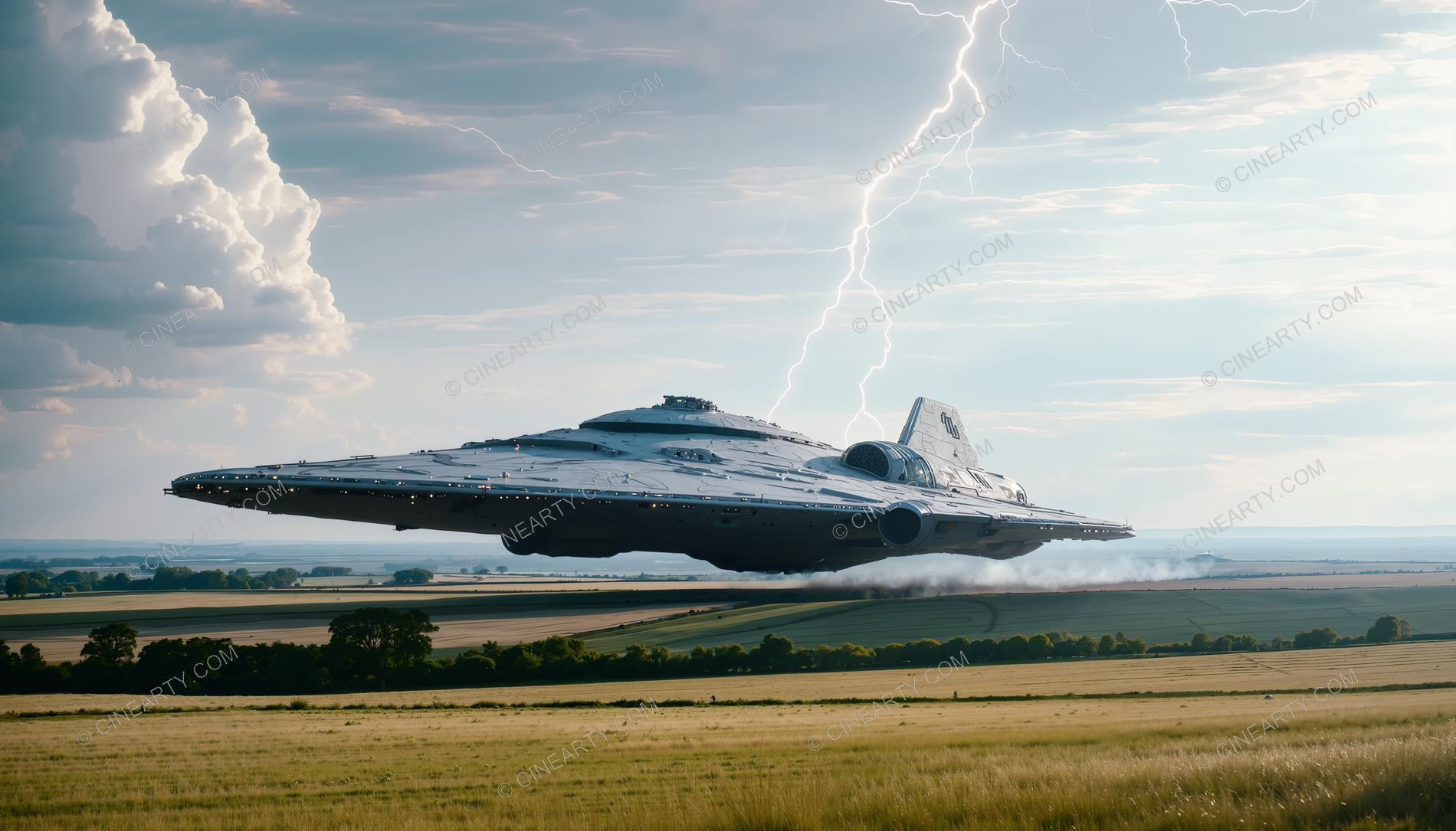 Spaceship Arrived on the Earth 62012