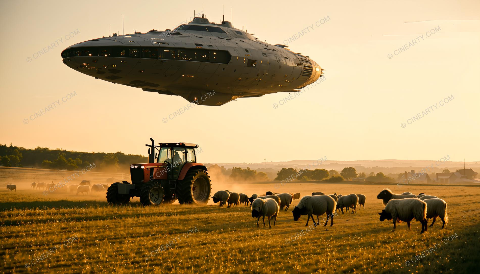 Spaceship Arrived on the Earth 82297