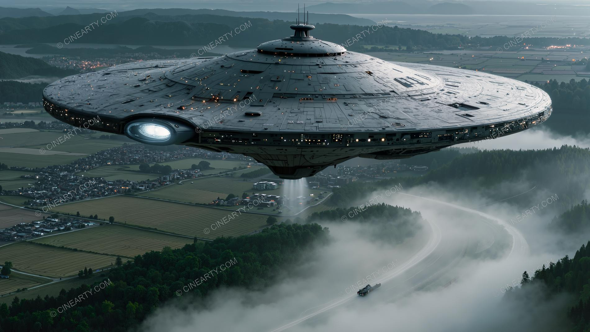 Spaceship Arrived on the Earth 96080