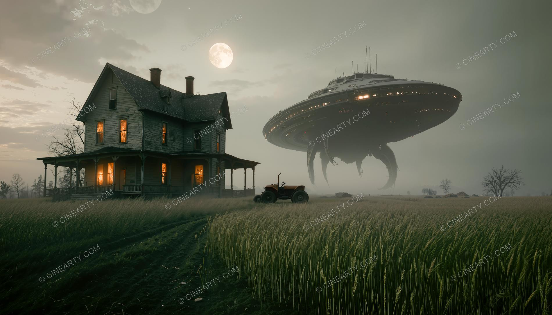 Spaceship Arrived on the Earth 86670